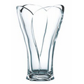 Hand Cut Calypso Lead Free Crystal Vase (10")